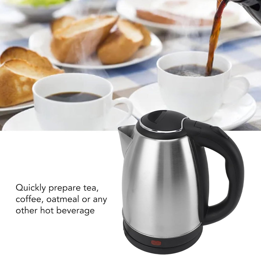 Stainless Steel Electric Kettle, 2L 1500W