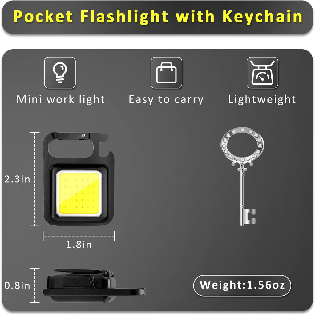 MAKDAK Keychain Flashlight