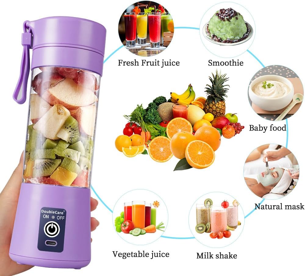 Portable Blender Bottle,Electric USB Juicer Blender