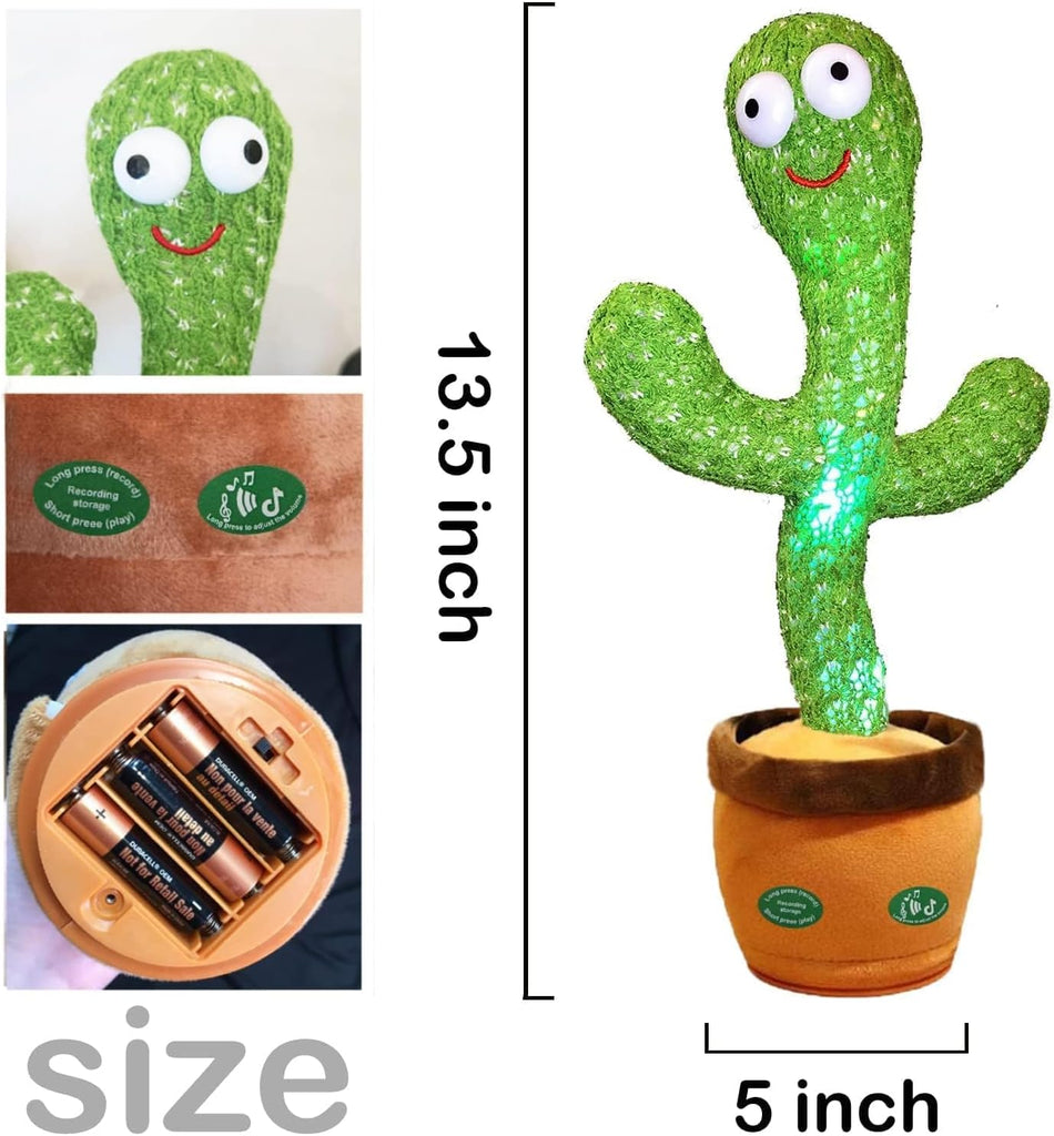 Pbooo Dancing Talking Cactus Mimicking Toy