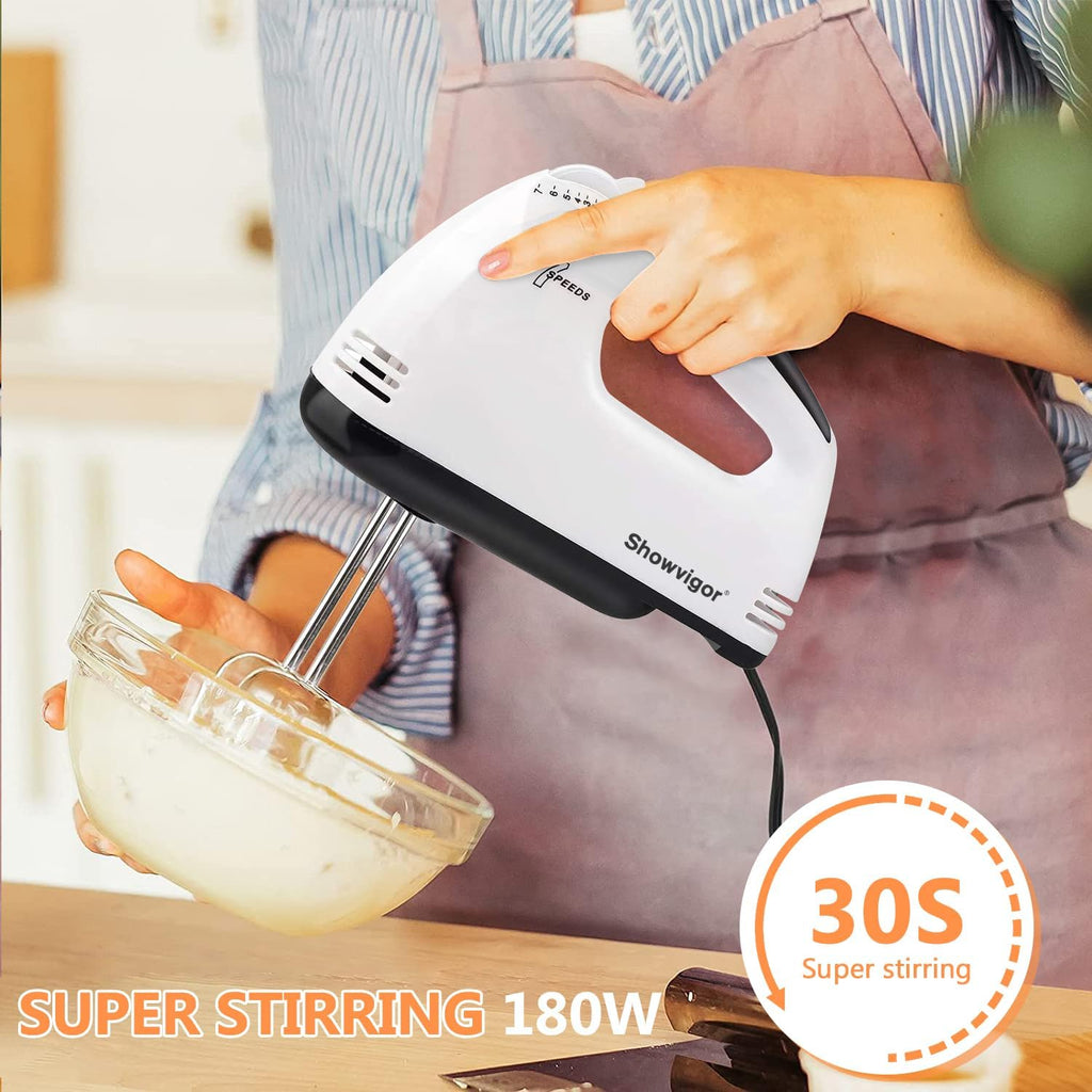 Showvigor Handmixer Electric Handheld - 7 Speed