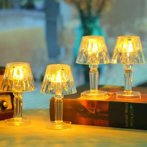 Hot Sale Crystal Diam Desk Lamp Table Lamp Night Light