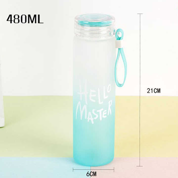 Hello Master Glass Water Bottle 500 ML